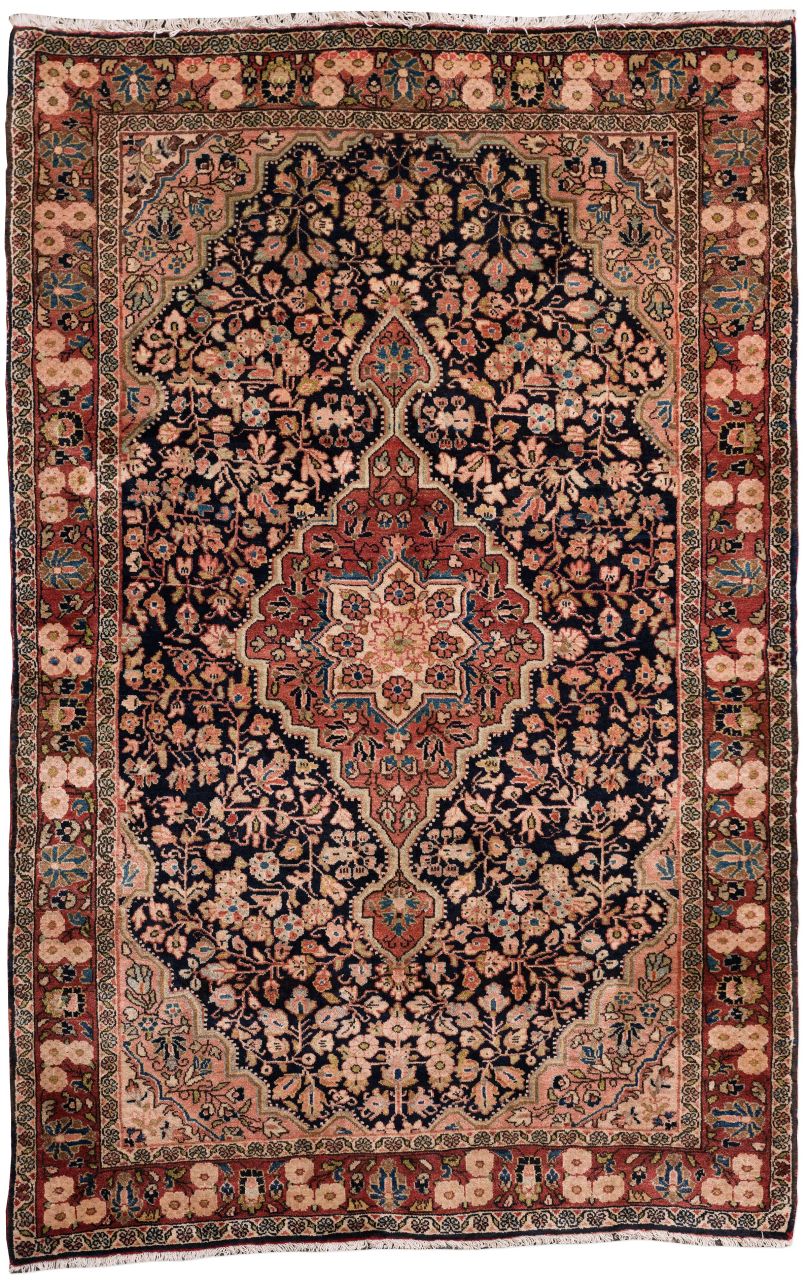 handgeknüpfter Orienteppich Sarough aus Persien Maß 200x130 cm