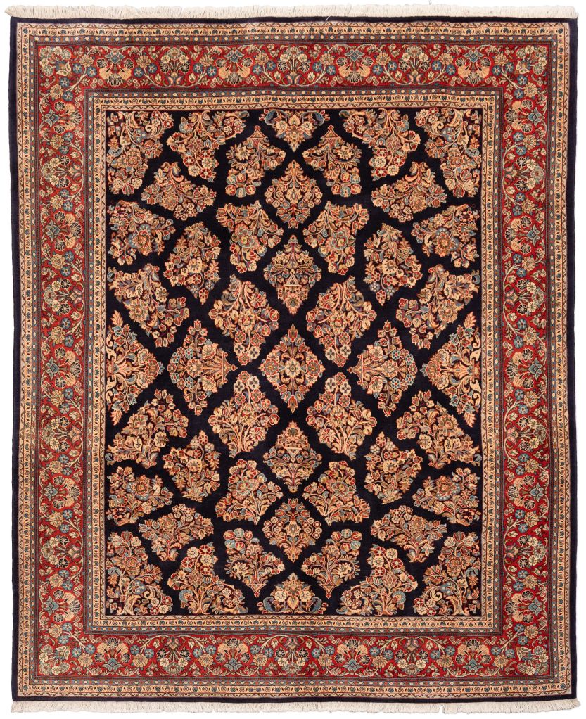 handgeknüpfter Orienteppich Sarough aus Persien Maß 293x245 cm