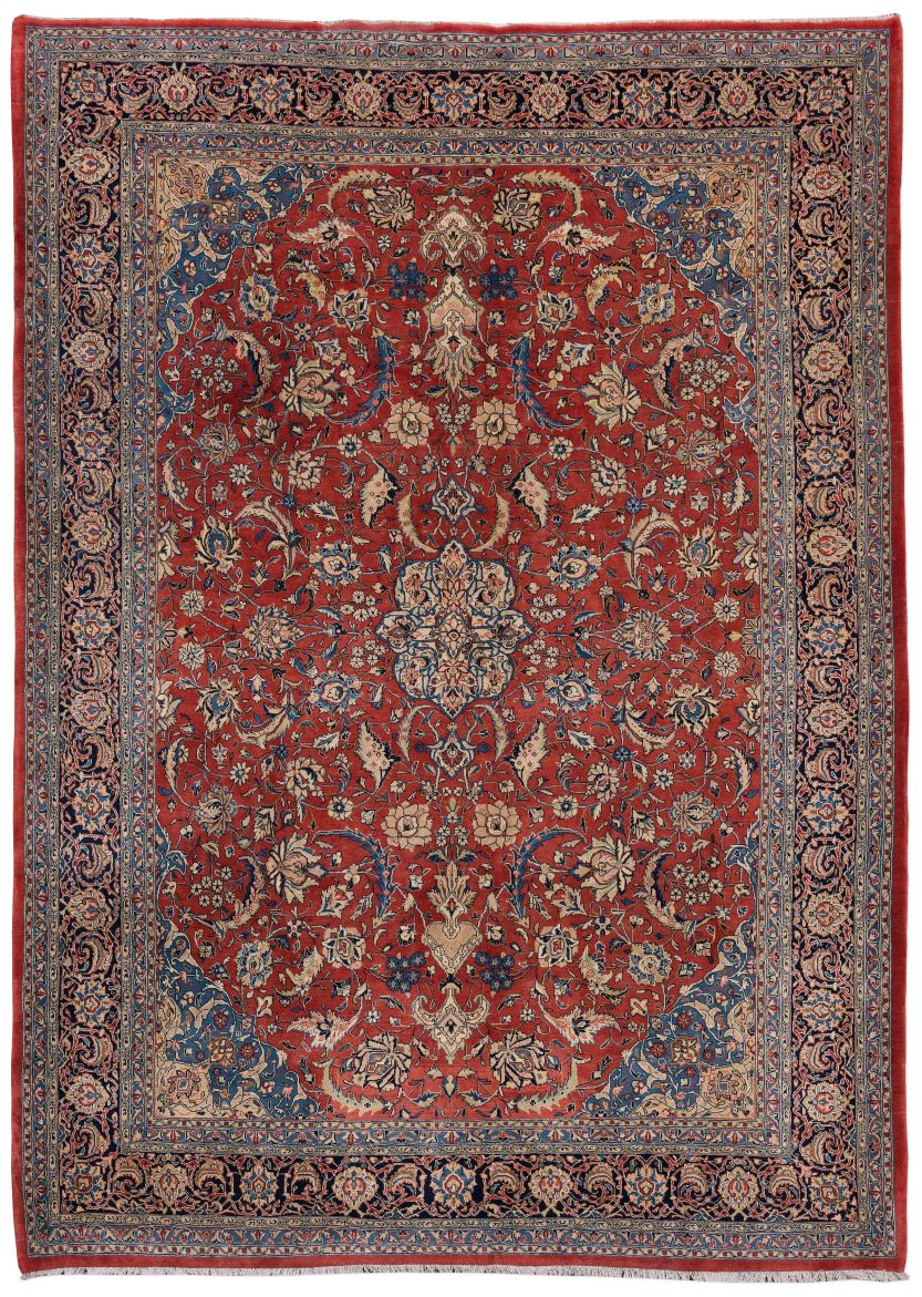 handgeknüpfter Orienteppich Sarough aus Persien Maß 377x272 cm