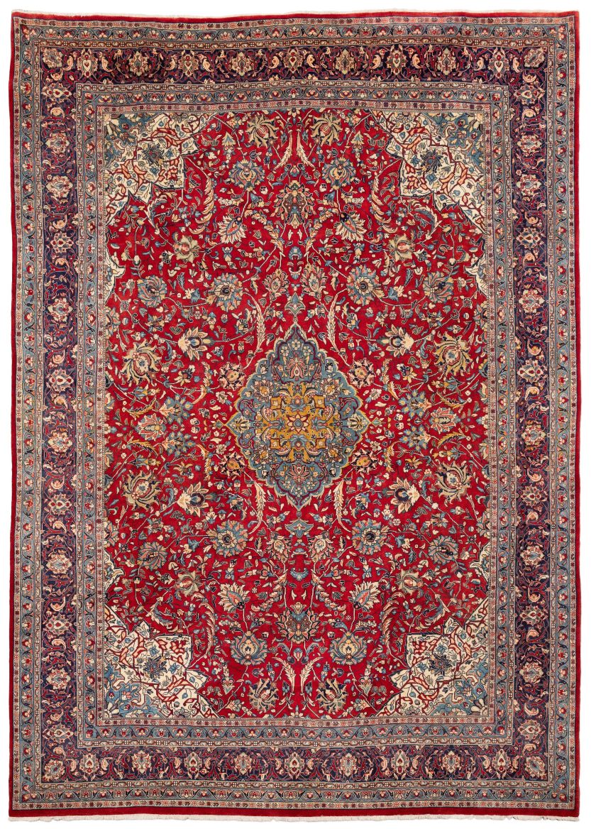 handgeknüpfter Orienteppich Sarough aus Persien Maß 387x275 cm