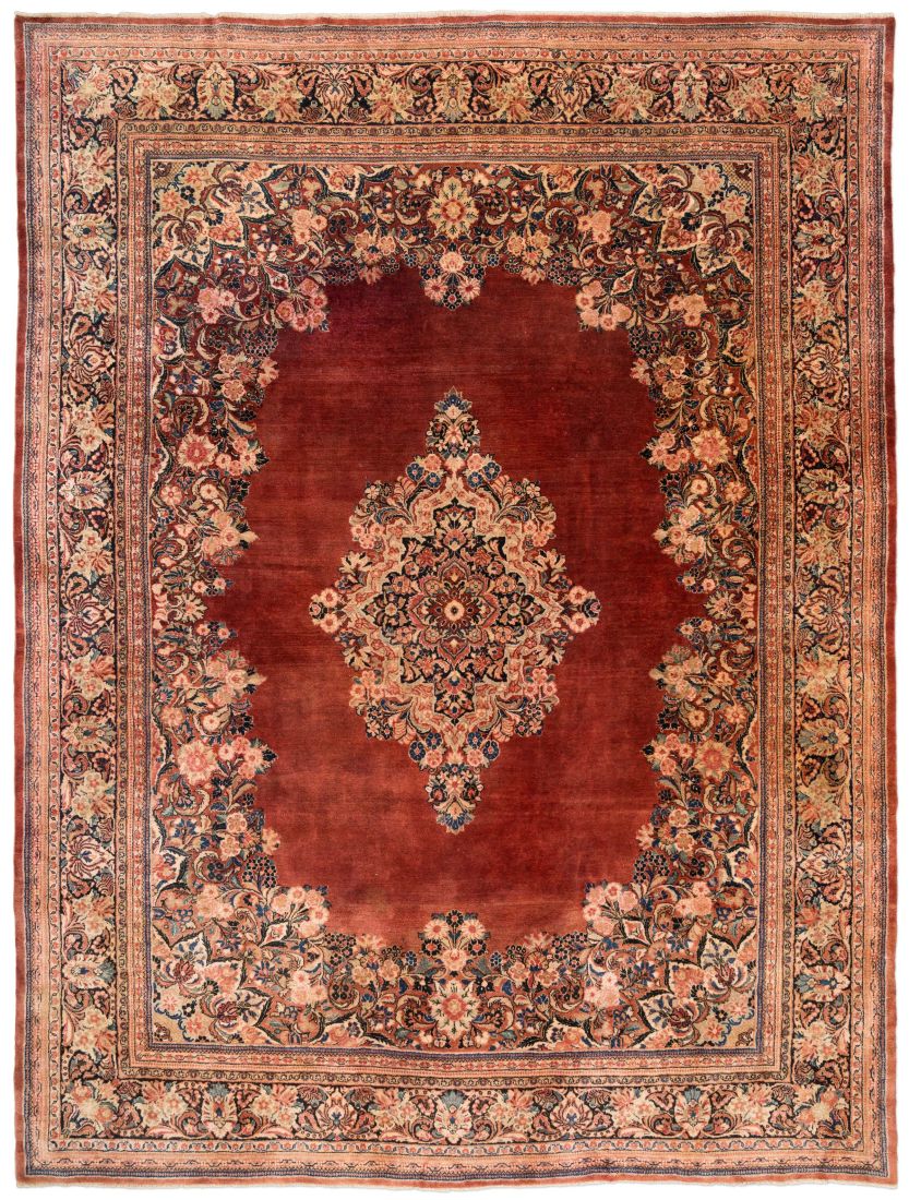 handgeknüpfter Orienteppich Sarough aus Persien Maß 426x320 cm