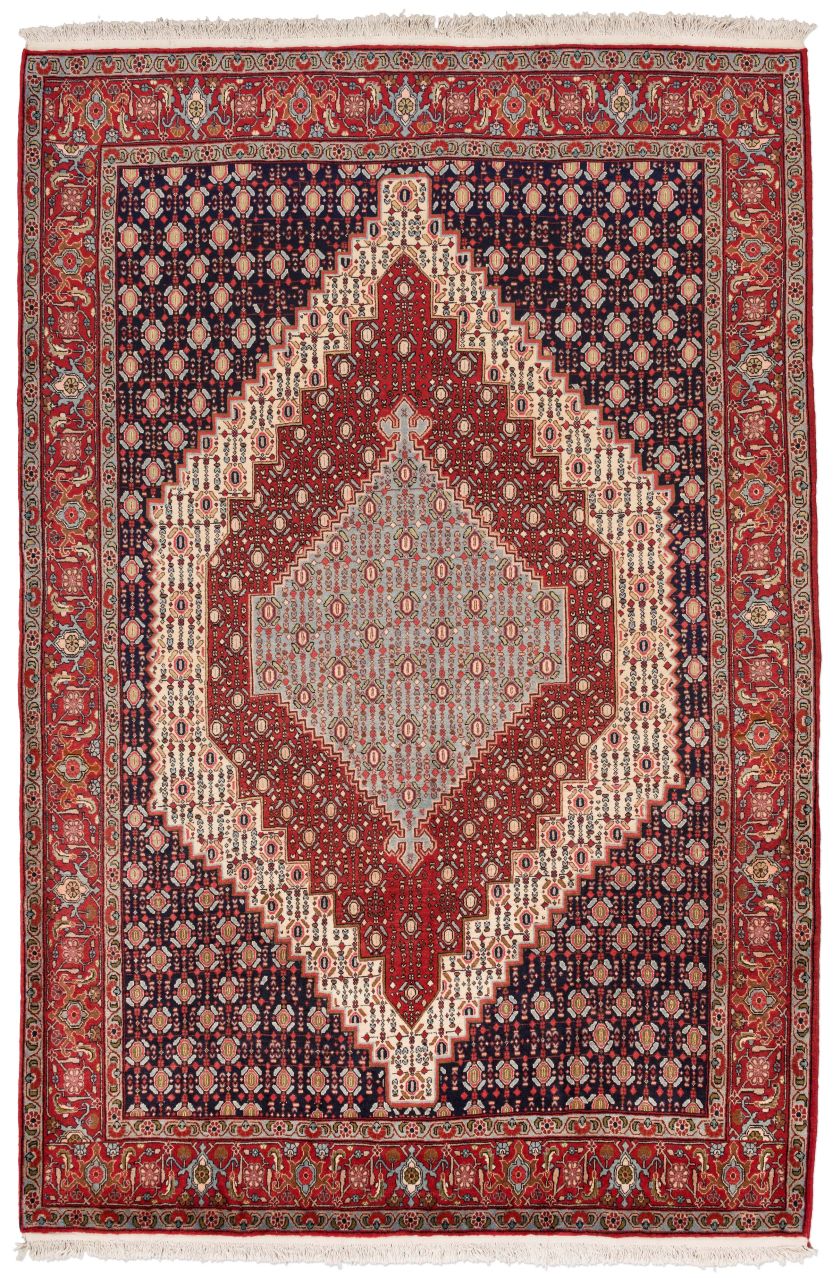 handgeknüpfter Orienteppich Senneh aus Persien Maß 303x205 cm