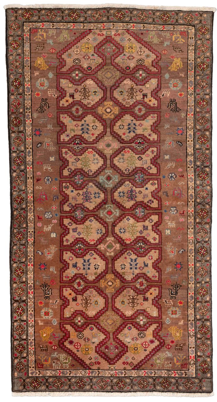 handgeknüpfter Orienteppich Serab aus Persien Maß 220x115 cm