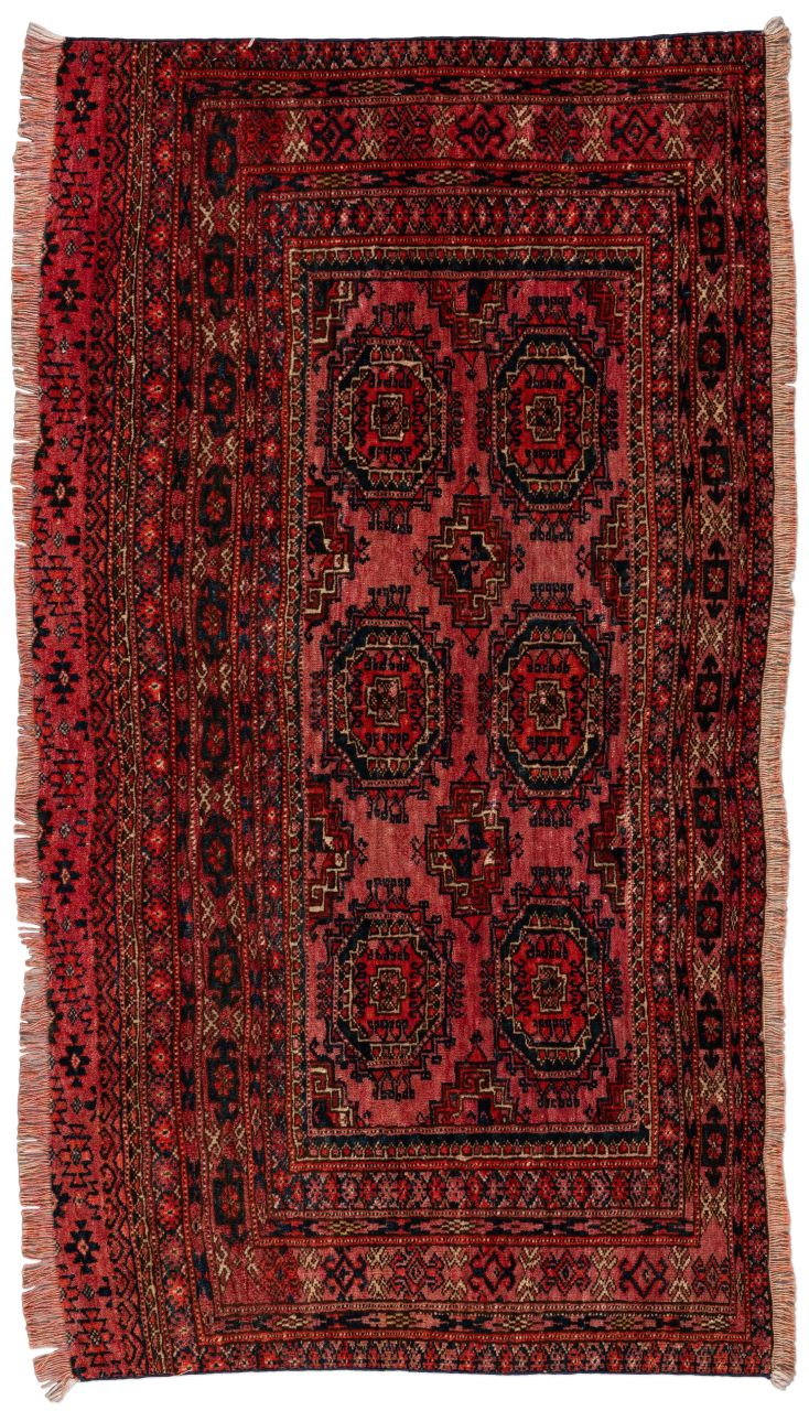 handgeknüpfter Orienteppich Tekke aus Turkmenistan Maß 115x63 cm