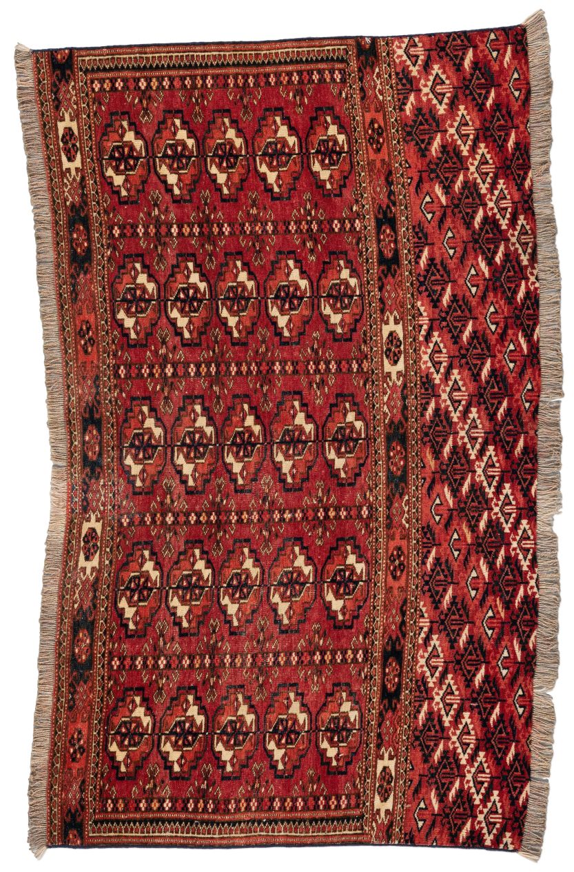 handgeknüpfter Orienteppich Tekke aus Turkmenistan Maß 117x63 cm