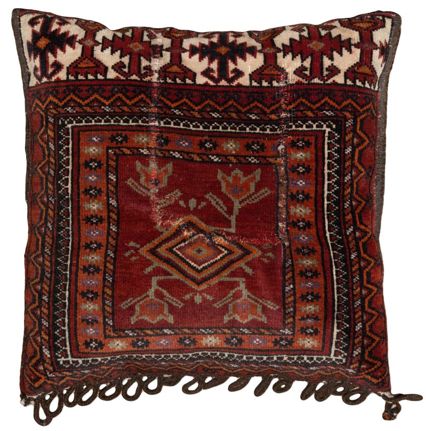 handgeknüpfter Orienteppich Turkeman aus Afghanistan Maß 45x44 cm