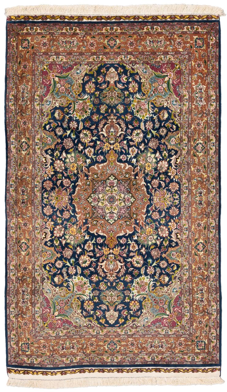 handgeknüpfter Orienteppich Täbriz aus Persien Maß 157x105 cm