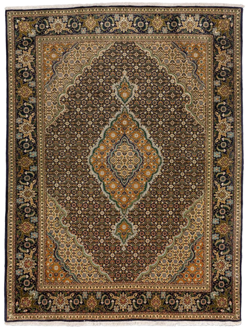 handgeknüpfter Orienteppich Täbriz aus Persien Maß 198x147 cm