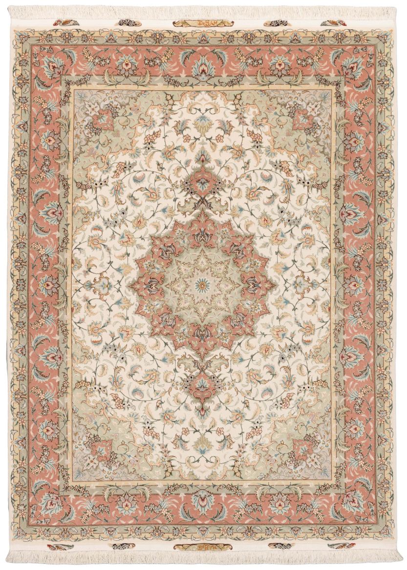 handgeknüpfter Orienteppich Täbriz aus Persien Maß 208x153 cm
