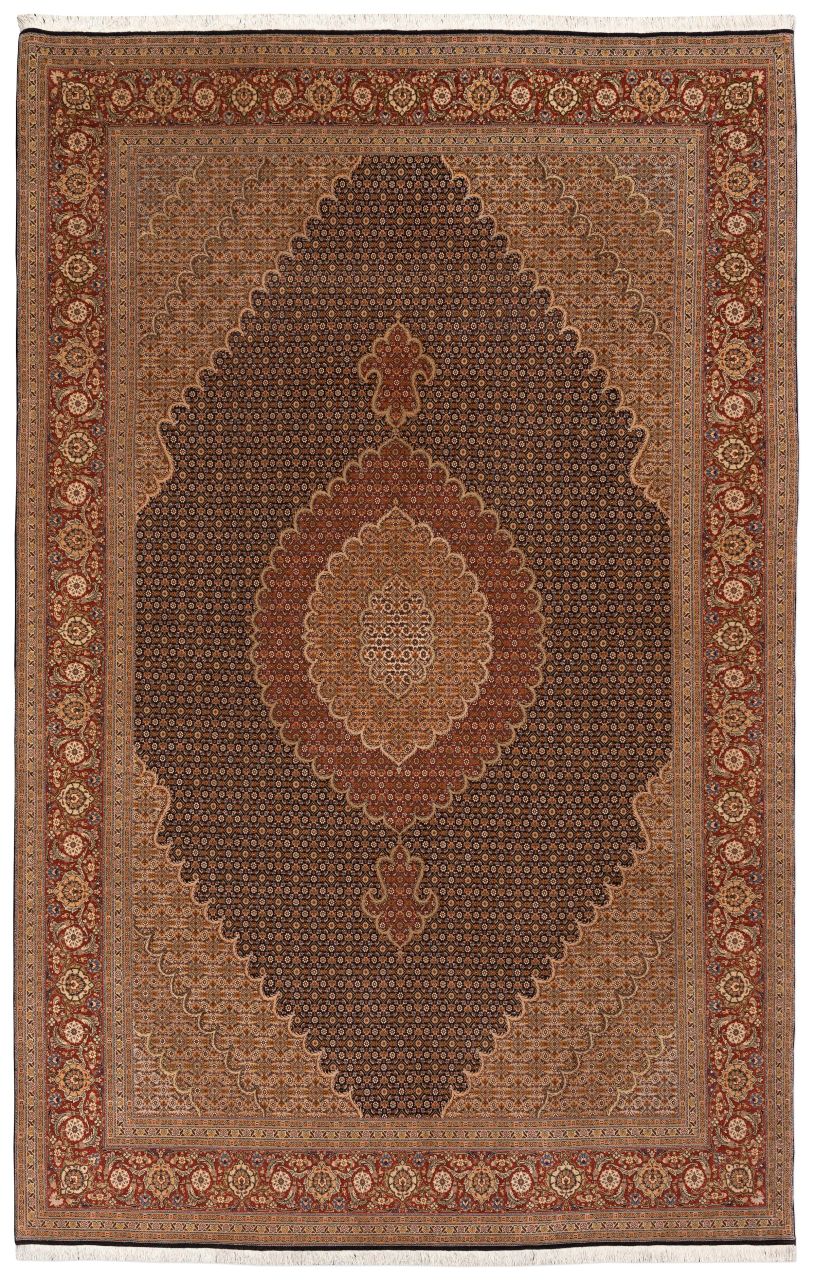 handgeknüpfter Orienteppich Täbriz aus Persien Maß 310x198 cm