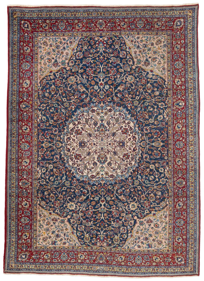 handgeknüpfter Orienteppich Täbriz aus Persien Maß 341x245 cm