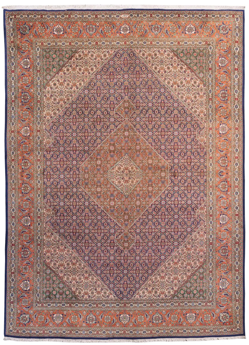 handgeknüpfter Orienteppich Täbriz aus Persien Maß 344x251 cm