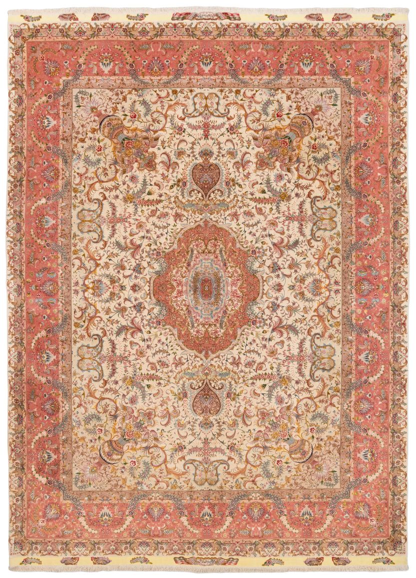 handgeknüpfter Orienteppich Täbriz aus Persien Maß 414x302 cm