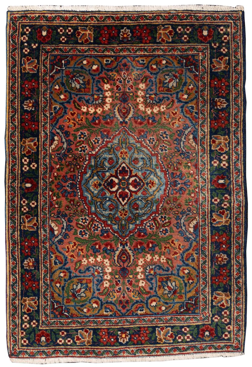 handgeknüpfter Orienteppich Täbriz aus Persien Maß 82x58 cm