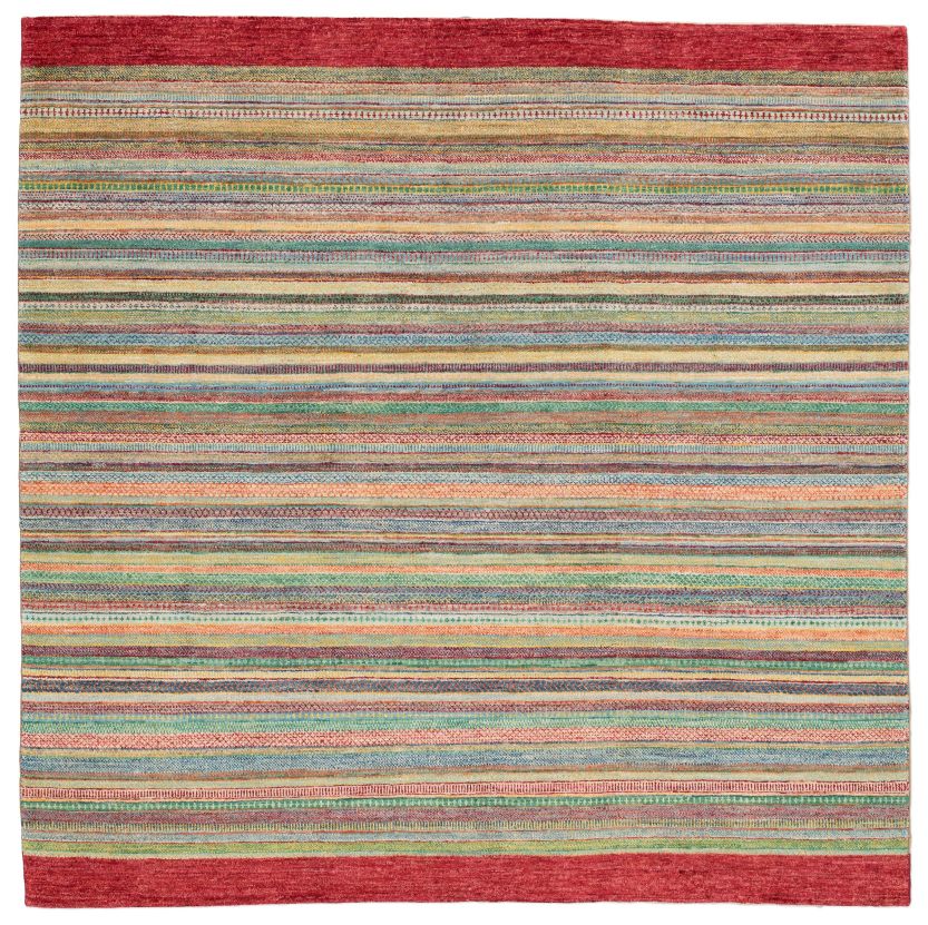 handgeknüpfter Orienteppich Zarubi aus Afghanistan Maß 196x198 cm