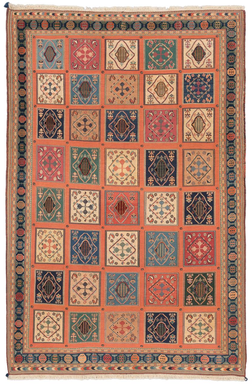 handgeknüpfter Teppich Nimbaft aus Persien Maß 294x193 cm