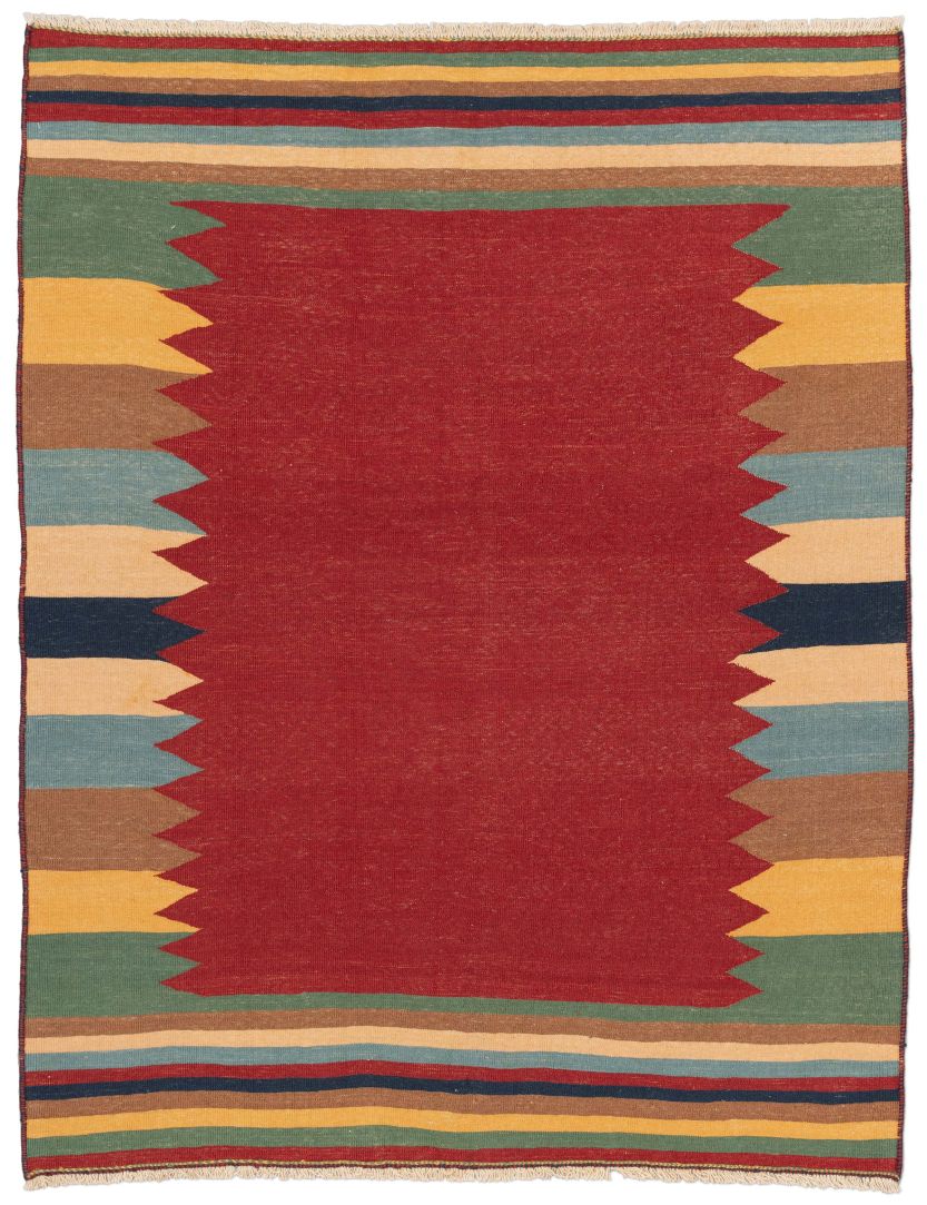 handgewebter Kelim Afschar-Kamo aus Persien Maß 193x150 cm