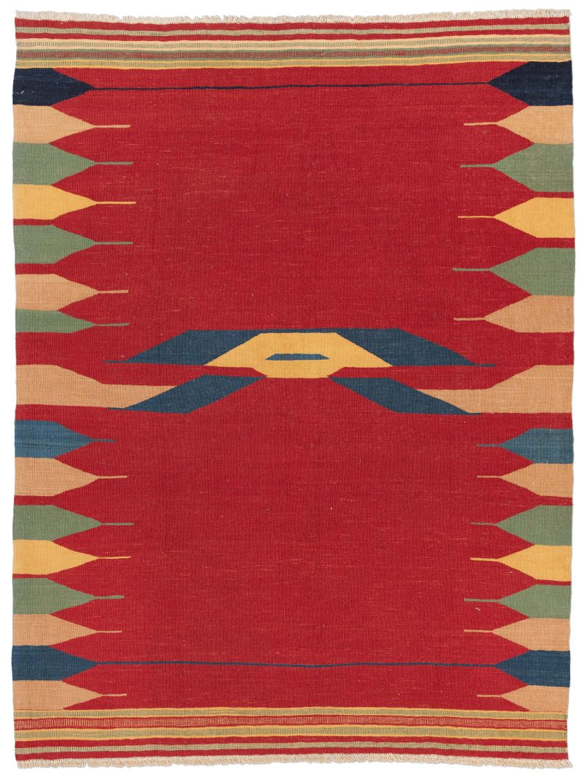 handgewebter Kelim Afschar-Kamo aus Persien Maß 200x153 cm