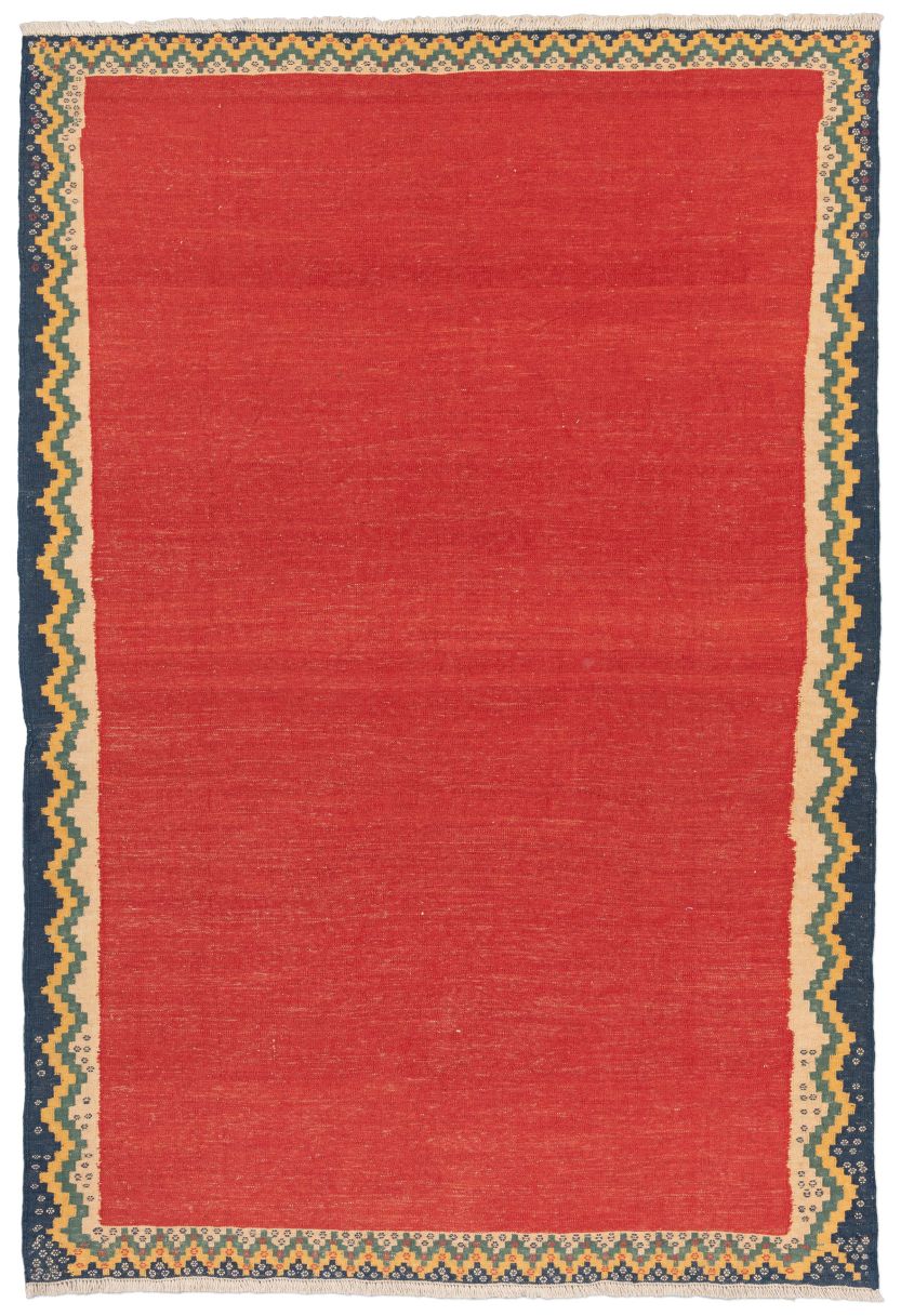 handgewebter Kelim Afschar-Kamo aus Persien Maß 216x148 cm