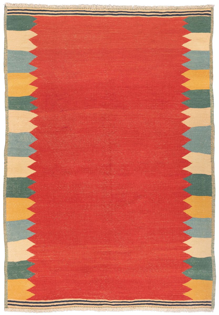 handgewebter Kelim Afschar-Kamo aus Persien Maß 235x163 cm