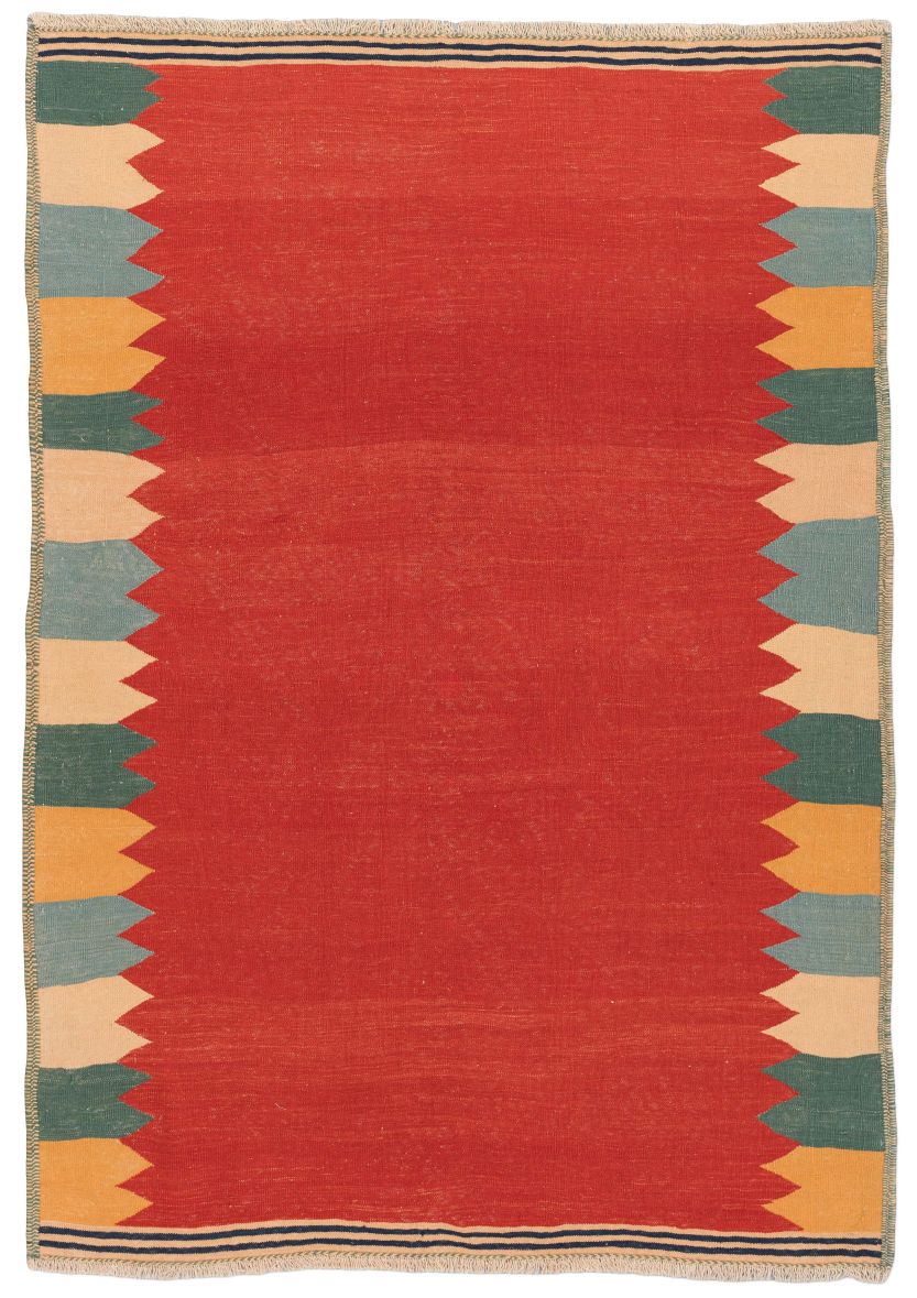 handgewebter Kelim Afschar-Kamo aus Persien Maß 235x163 cm