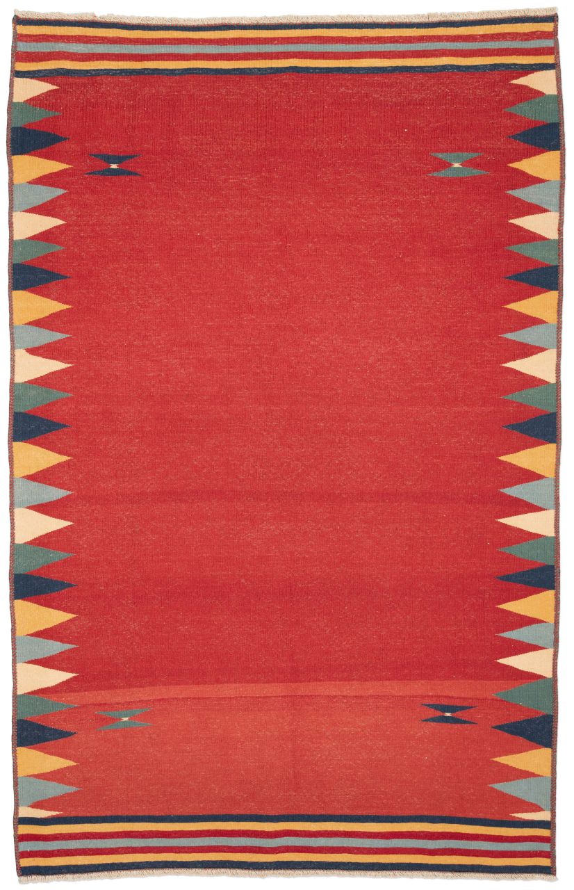 handgewebter Kelim Afschar-Kamo aus Persien Maß 285x184 cm