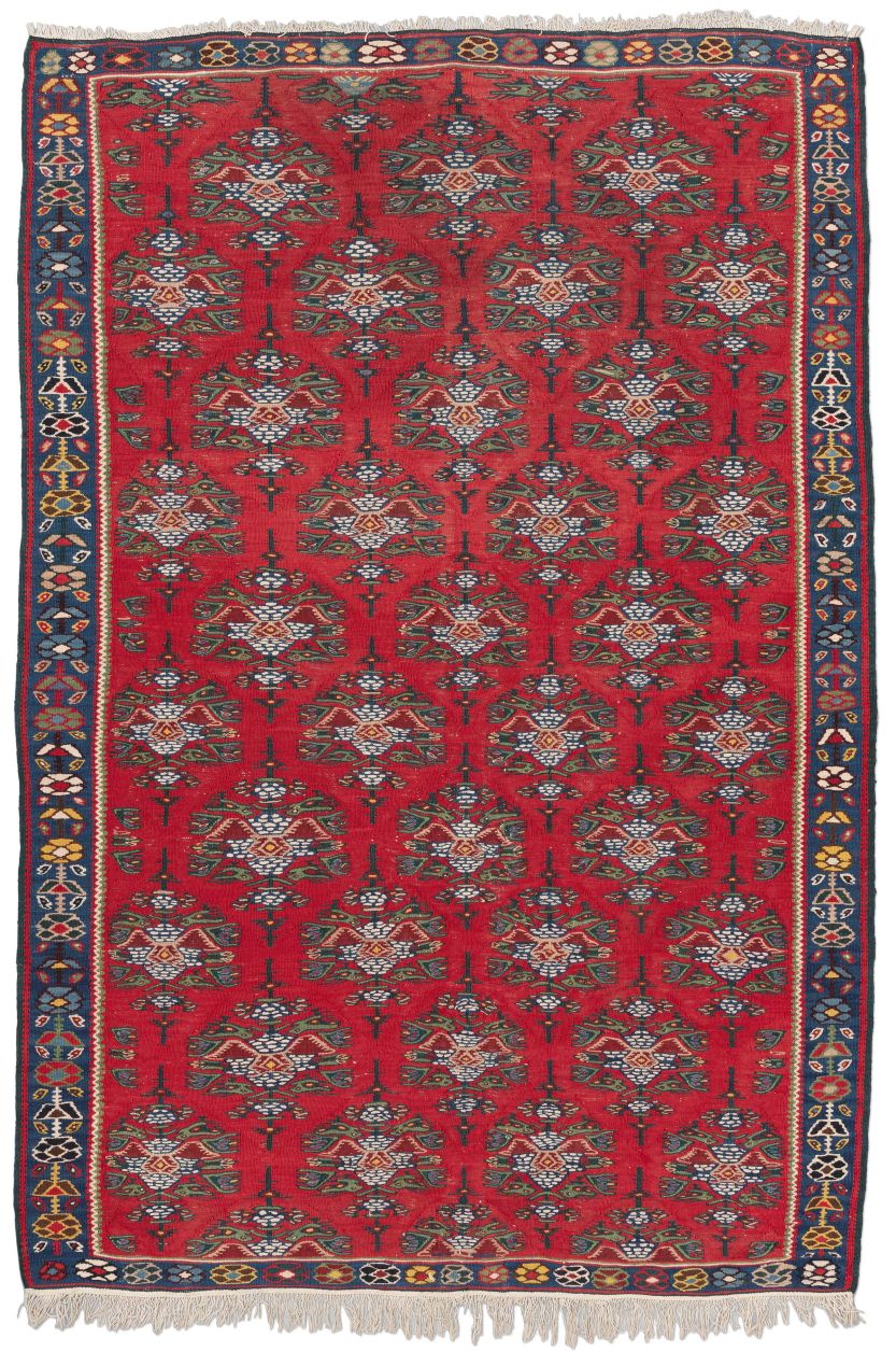 handgewebter Kelim Bidjar aus Persien Maß 200x135 cm
