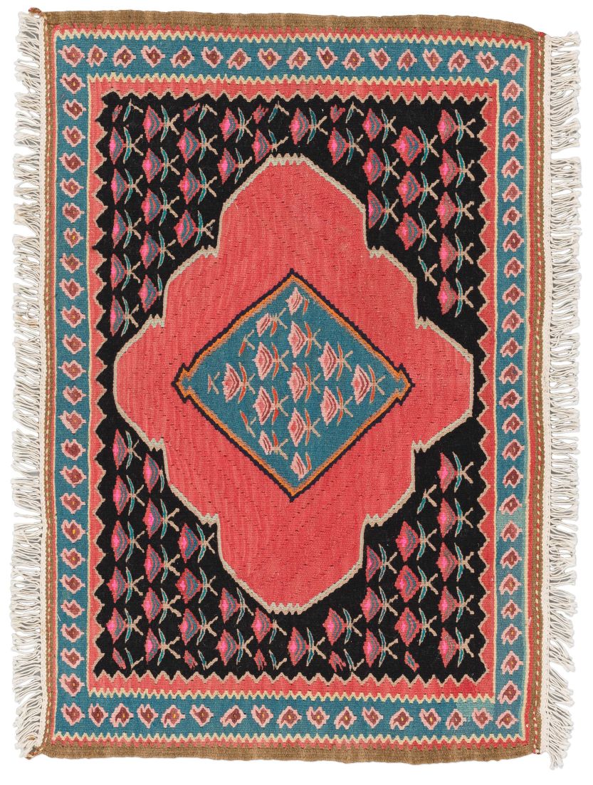 handgewebter Kelim Bidjar aus Persien Maß 87x59 cm