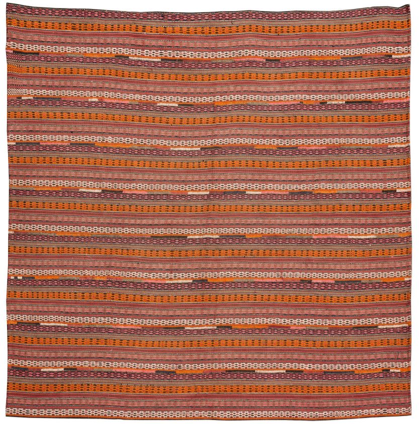 handgewebter Kelim Djidjim aus Persien Maß 222x222 cm