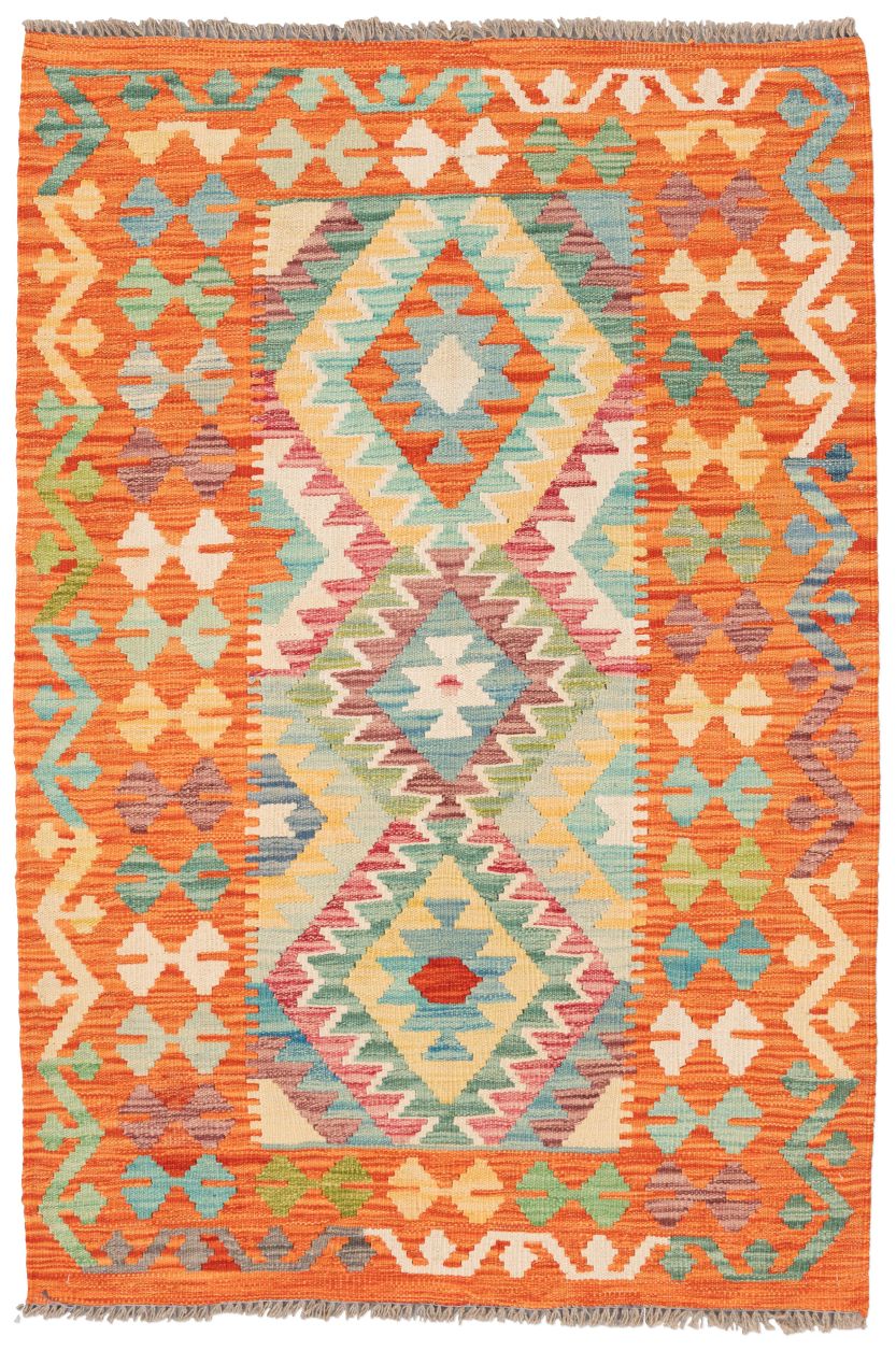 handgewebter Kelim Ghazghar aus Afghanistan Maß 149x102 cm