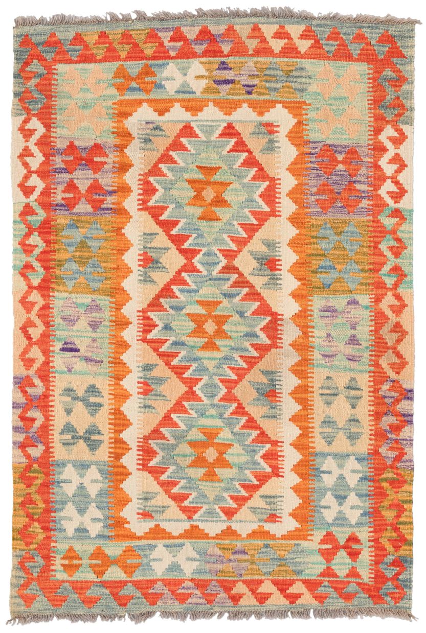 handgewebter Kelim Ghazghar aus Afghanistan Maß 152x103 cm