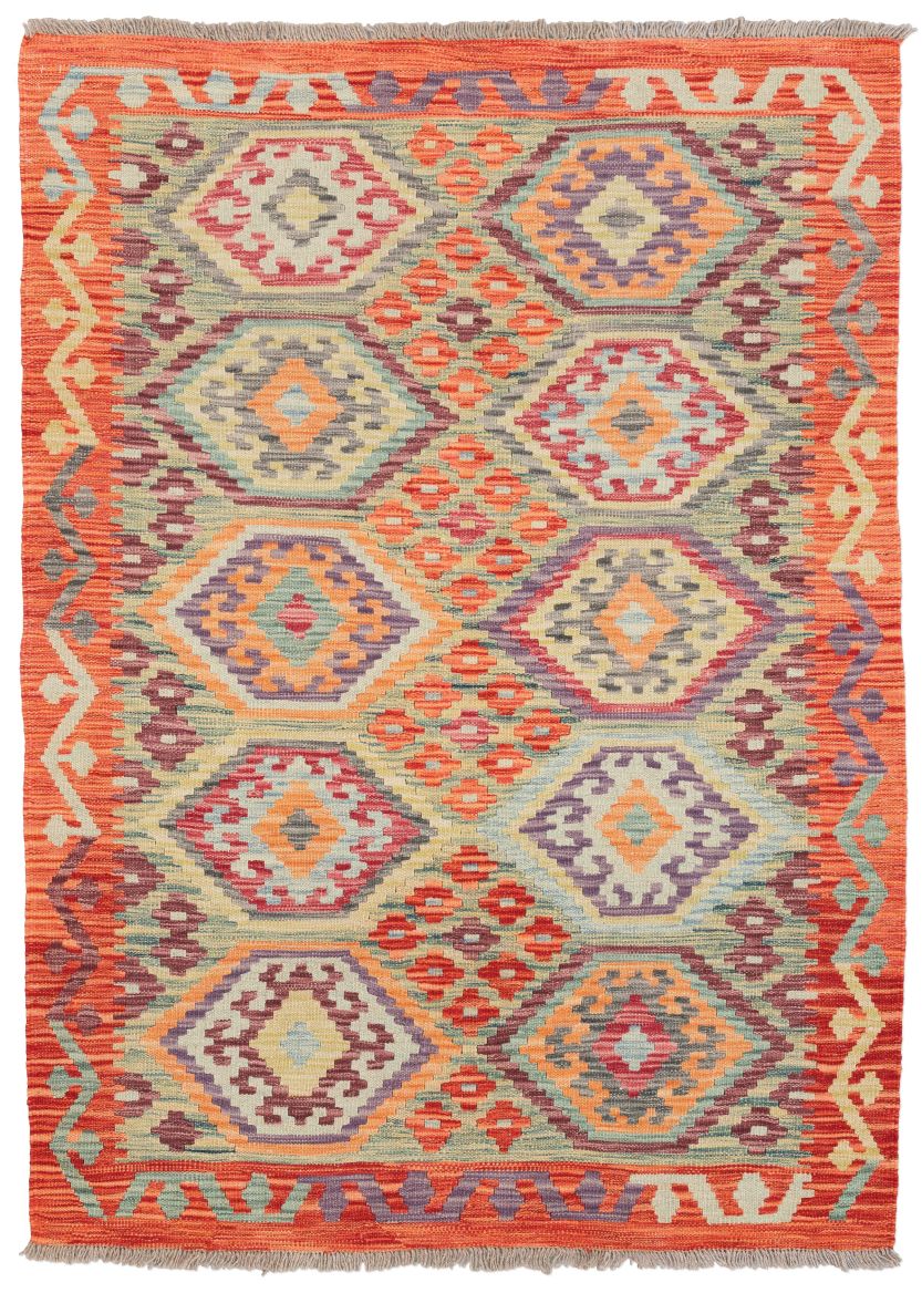 handgewebter Kelim Ghazghar aus Afghanistan Maß 172x125 cm