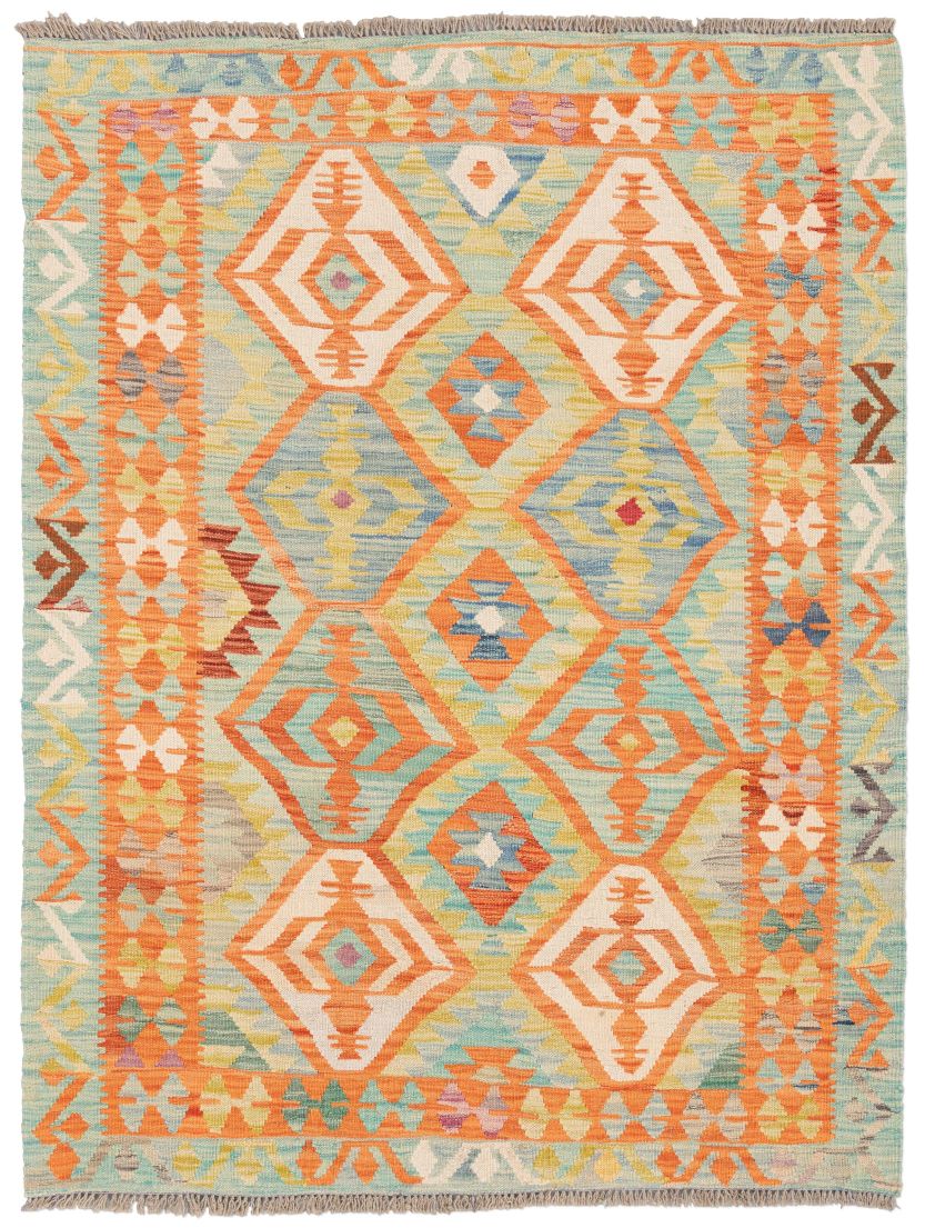 handgewebter Kelim Ghazghar aus Afghanistan Maß 175x132 cm