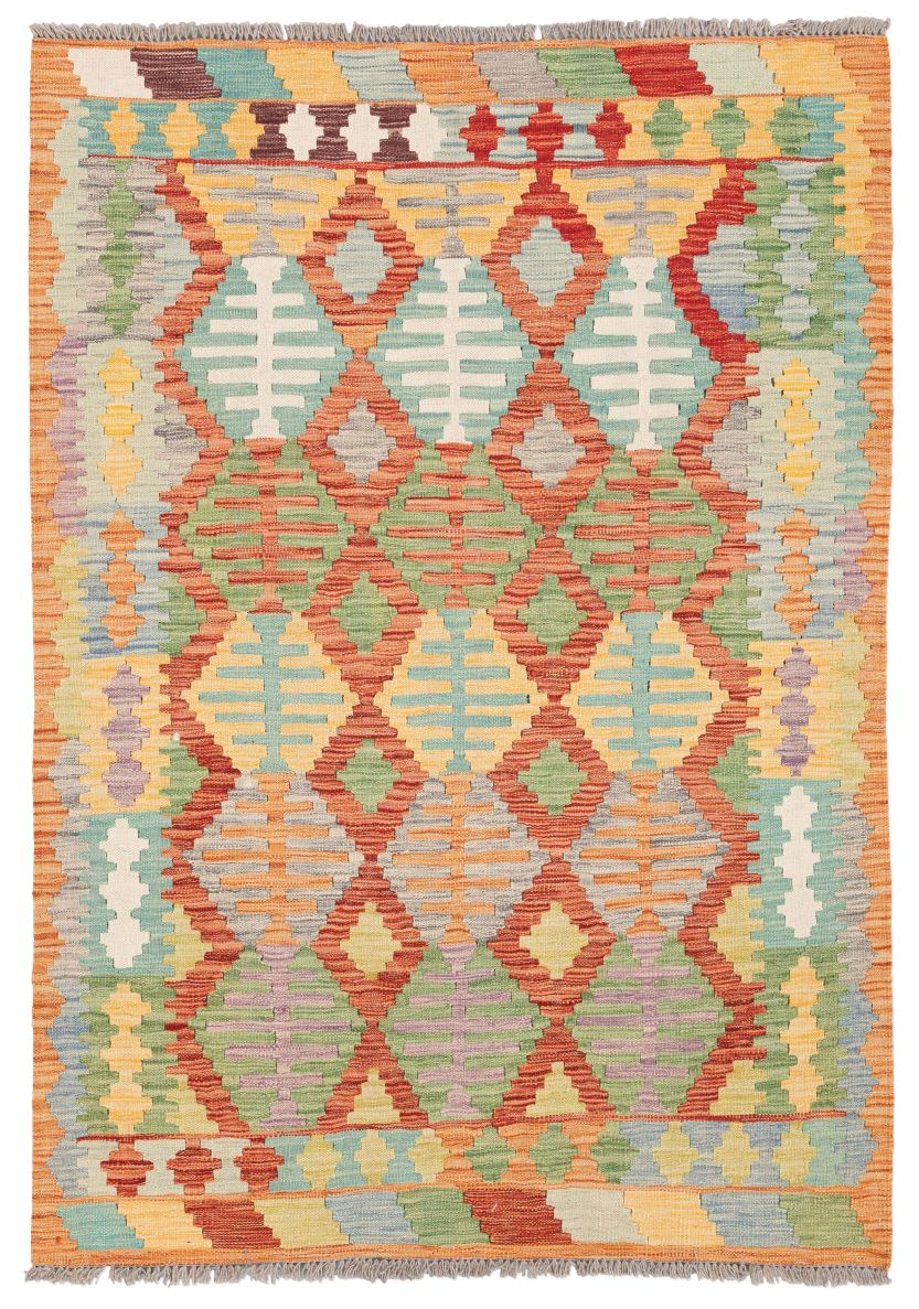 handgewebter Kelim Ghazghar aus Afghanistan Maß 177x124 cm