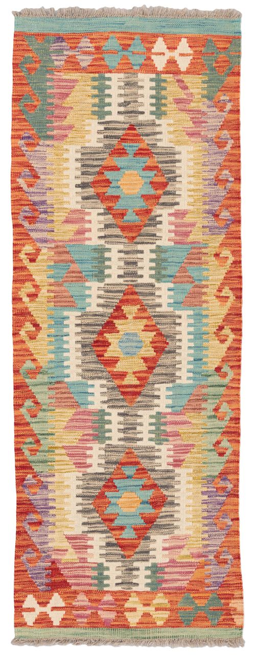 handgewebter Kelim Ghazghar aus Afghanistan Maß 178x66 cm