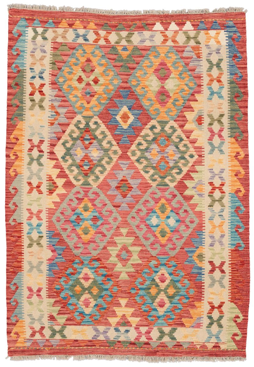 handgewebter Kelim Ghazghar aus Afghanistan Maß 182x130 cm