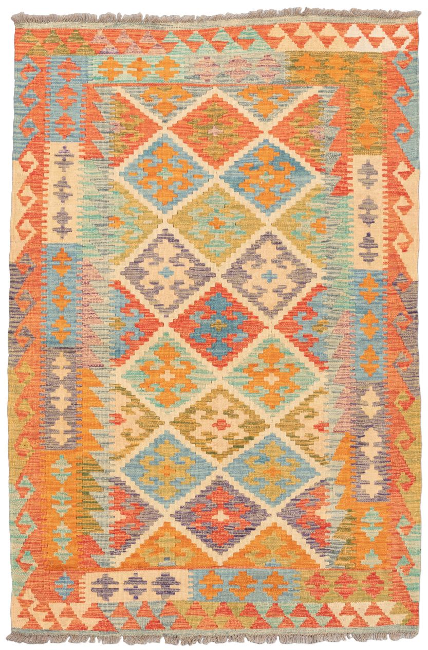 handgewebter Kelim Ghazghar aus Afghanistan Maß 183x121 cm