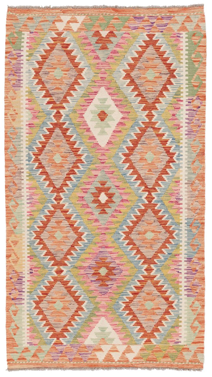 handgewebter Kelim Ghazghar aus Afghanistan Maß 194x108 cm