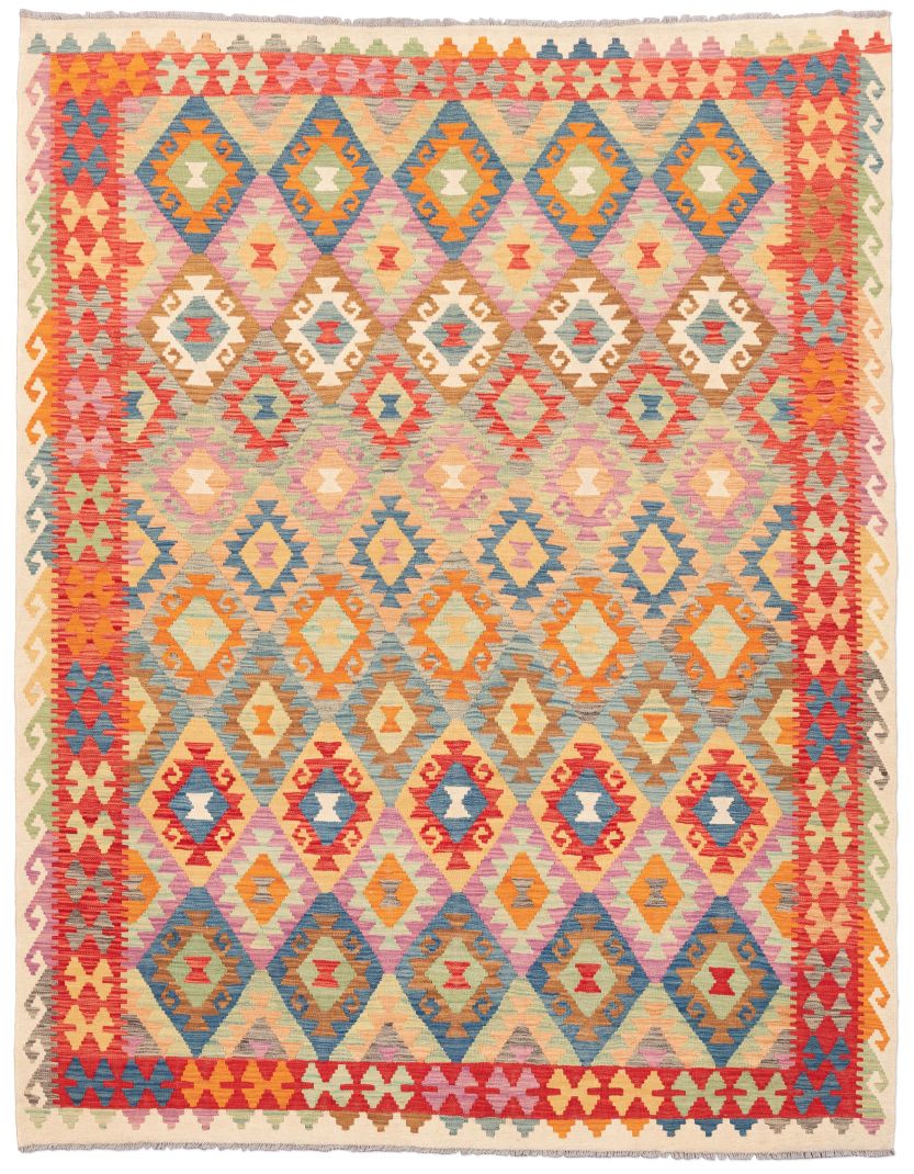 handgewebter Kelim Ghazghar aus Afghanistan Maß 252x199 cm