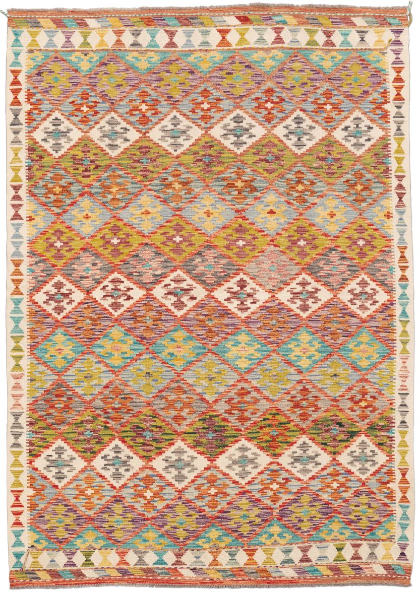 handgewebter Kelim Ghazghar aus Afghanistan Maß 255x181 cm