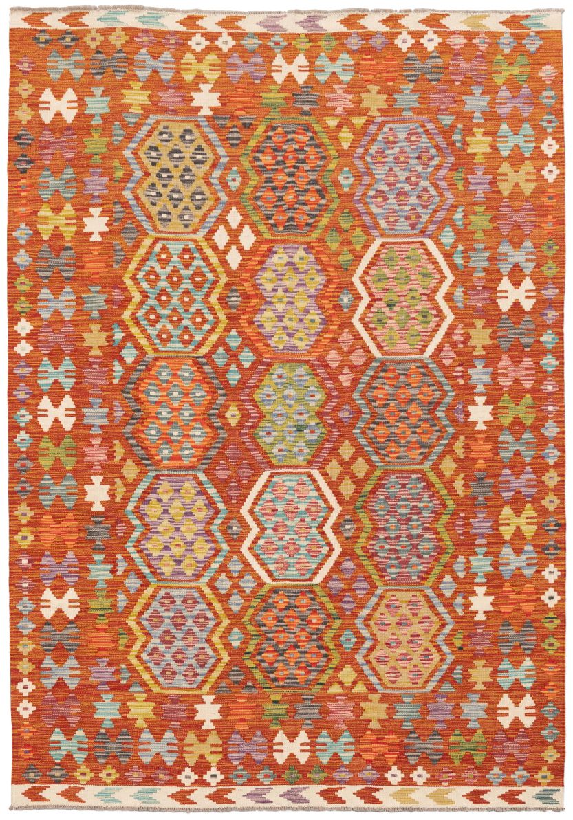 handgewebter Kelim Ghazghar aus Afghanistan Maß 258x180 cm