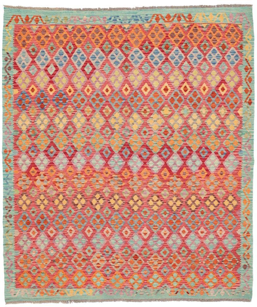 handgewebter Kelim Ghazghar aus Afghanistan Maß 291x254 cm