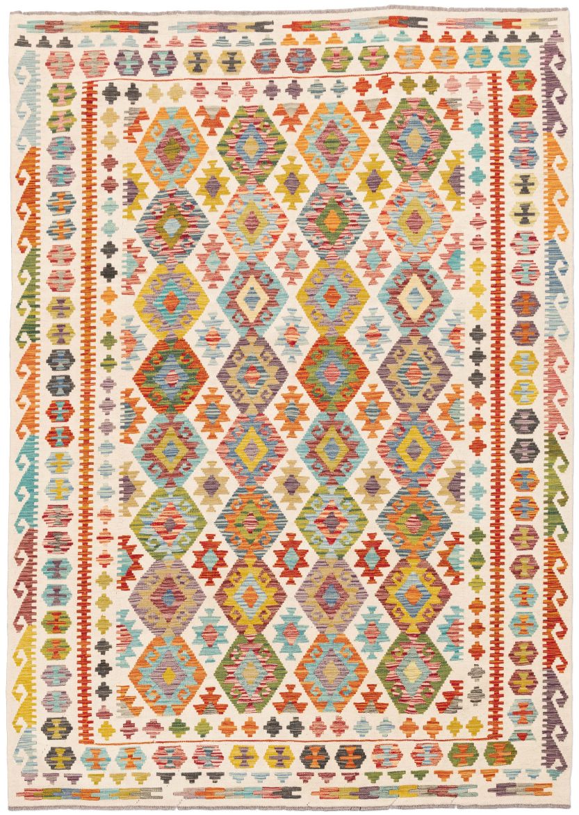 handgewebter Kelim Ghazghar aus Afghanistan Maß 292x207 cm