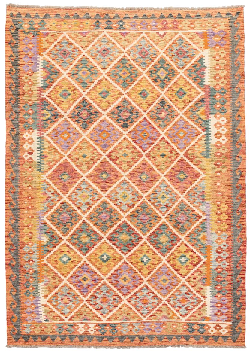 handgewebter Kelim Ghazghar aus Afghanistan Maß 294x210 cm