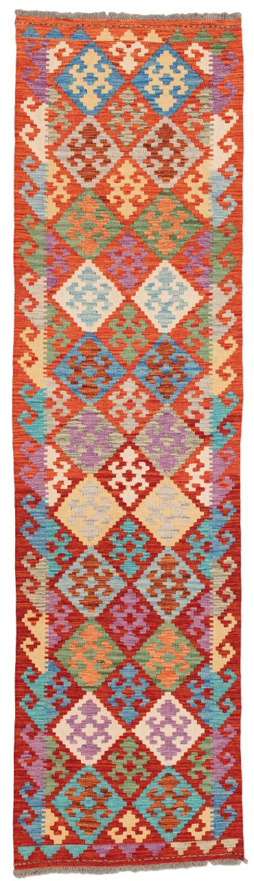handgewebter Kelim Ghazghar aus Afghanistan Maß 297x80 cm