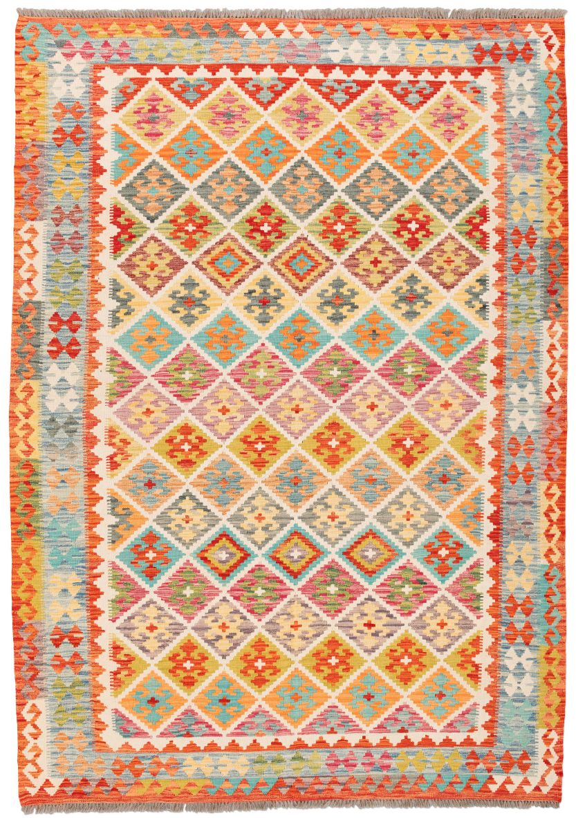handgewebter Kelim Ghazghar aus Afghanistan Maß 300x210 cm
