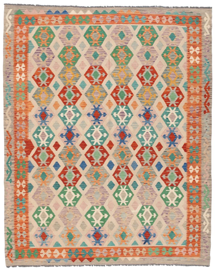 handgewebter Kelim Ghazghar aus Afghanistan Maß 300x243 cm