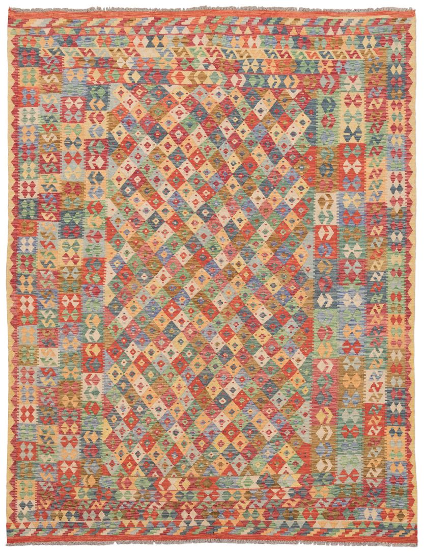 handgewebter Kelim Ghazghar aus Afghanistan Maß 330x256 cm