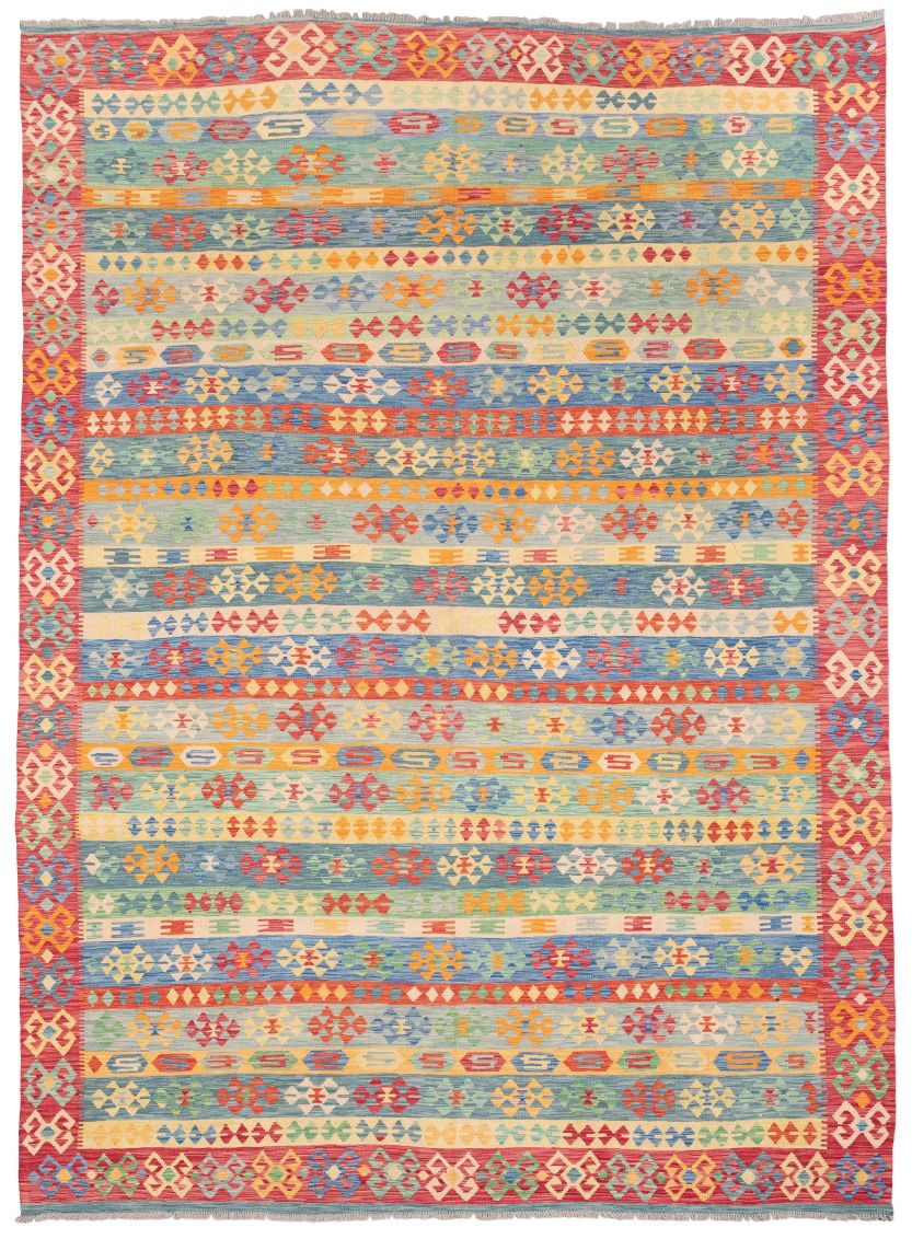 handgewebter Kelim Ghazghar aus Afghanistan Maß 424x306 cm