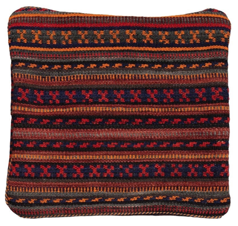 handgewebter Kelim Schahsawan-Kissen aus Persien Maß 43x40 cm